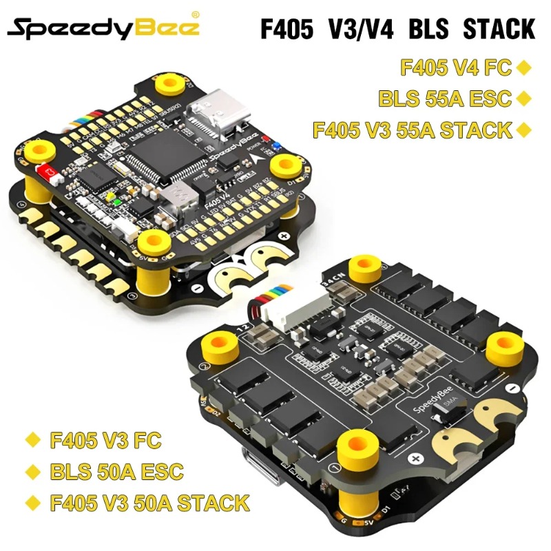 SpeedyBee F405 V3/V4 FC ESC St - Speedybee F405 V4 Bls 55A Stack avaliação e preço
