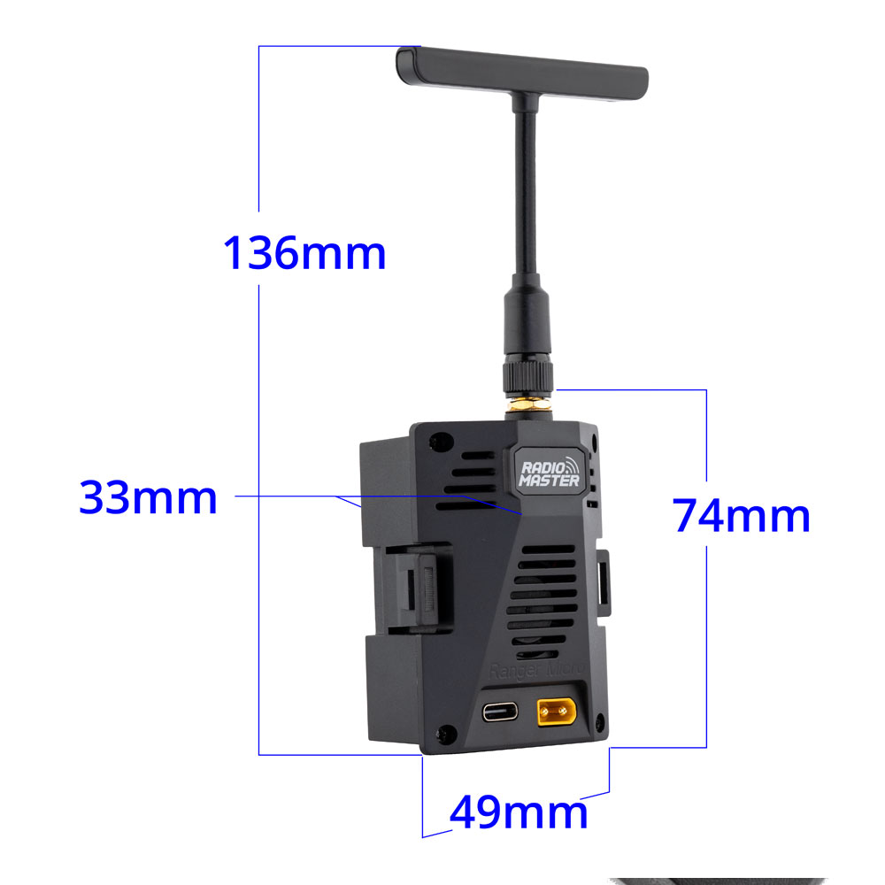 Módulo RadioMaster Ranger Micr - Radiomaster Ranger 2.4Ghz Elrs Module avaliação e preço